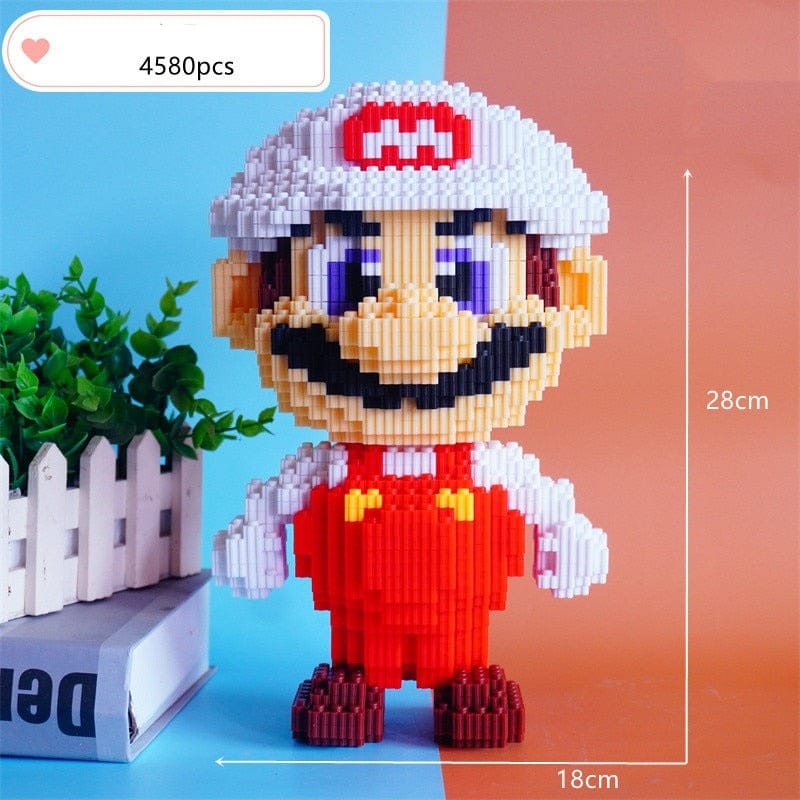 Super Mario Building Blocks Figurine - Authentic Collectible-ChandeliersDecor