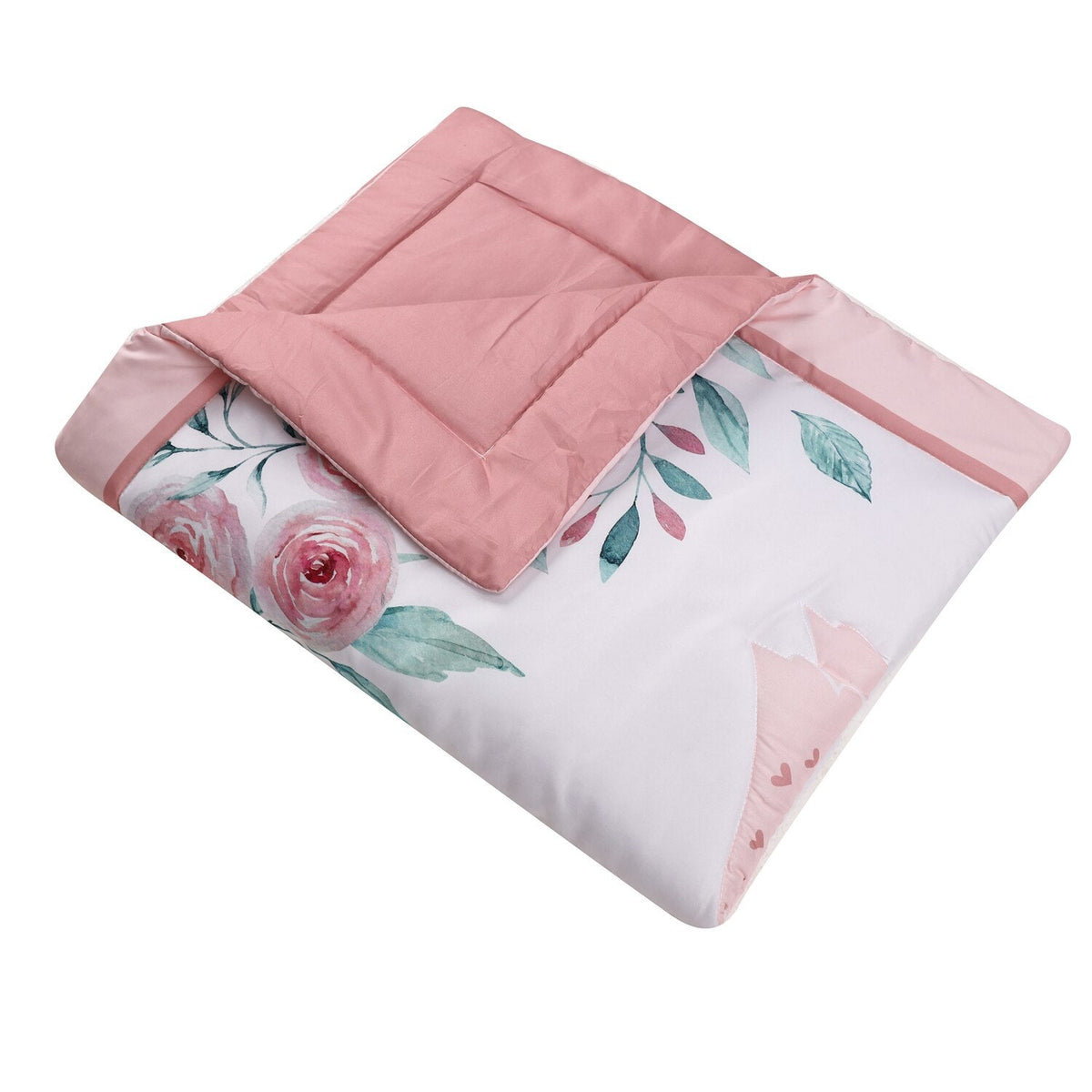 Schwanen-Bettwäsche-Set – Babybett-Zubehör für Mädchen 
