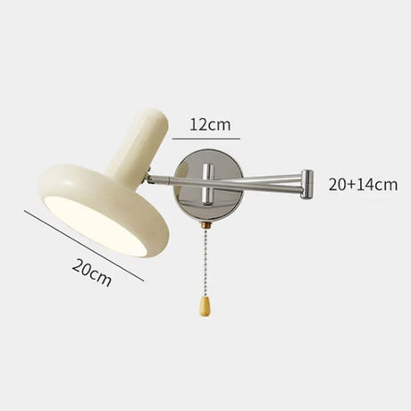 Swing Arm Elbow Rocker Wall Lamp-ChandeliersDecor