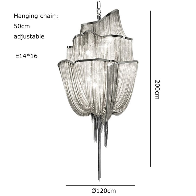 Tassels Chandelier: Decorative Lighting | Tassels & Fringe-ChandeliersDecor