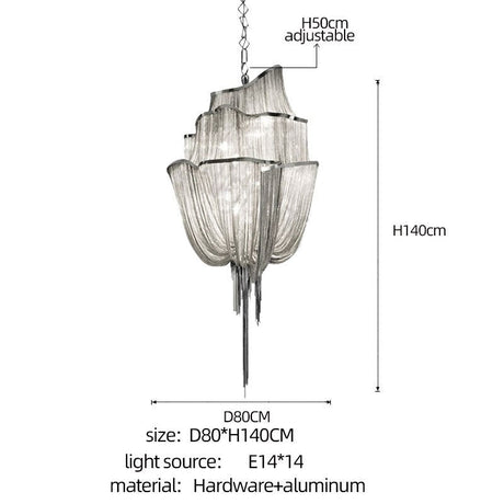 Tassels Chandelier: Decorative Lighting | Tassels & Fringe-ChandeliersDecor