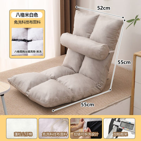 Tatami Foldable Recliner Sofa Recliner Couch Chair-ChandeliersDecor