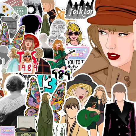 Taylor Swift Stickers - Fan and Collector Designs-ChandeliersDecor