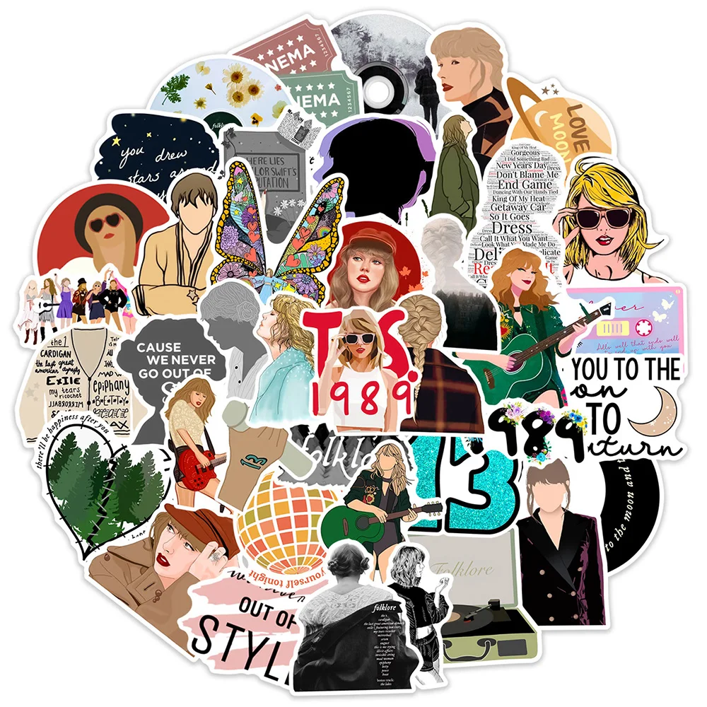 Taylor Swift Stickers - Fan and Collector Designs-ChandeliersDecor