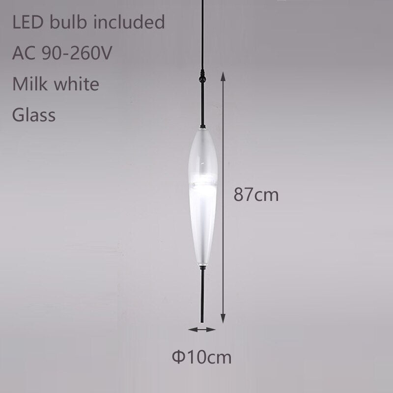 Tear Drops Style Glass Pendant Lights for Living Room-ChandeliersDecor
