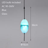 Tear Drops Style Glass Pendant Lights for Living Room-ChandeliersDecor