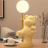 Teddy Bear Desk Table Lamp - Cottage Style Lighting-ChandeliersDecor