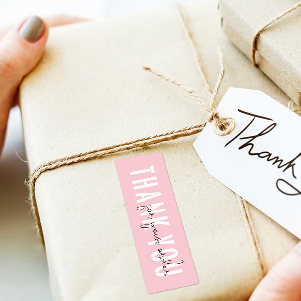 Thank You Order Stickers Pack: Express Appreciation-ChandeliersDecor
