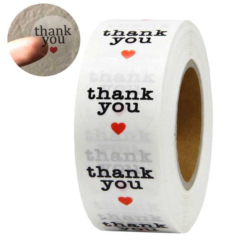 Thank You Sticker Labels: Express Gratitude Effortlessly-ChandeliersDecor