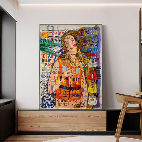 The Birth Of Venus Poster Reproductions Canvas Wall Art-ChandeliersDecor