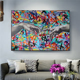 The Creation of Adam Famous Art Canvas Wall Art