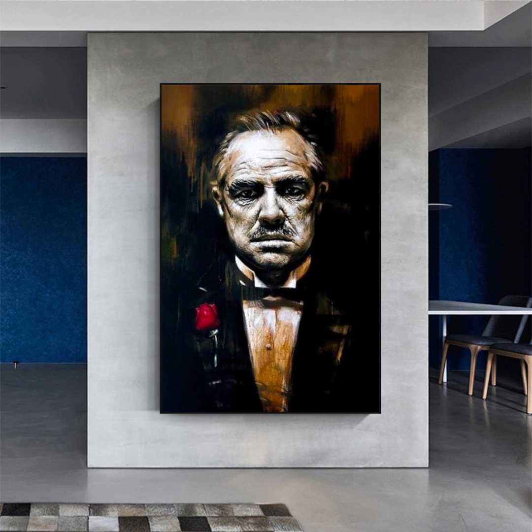 The Godfather Canvas Wall Art - Iconic Movie-ChandeliersDecor