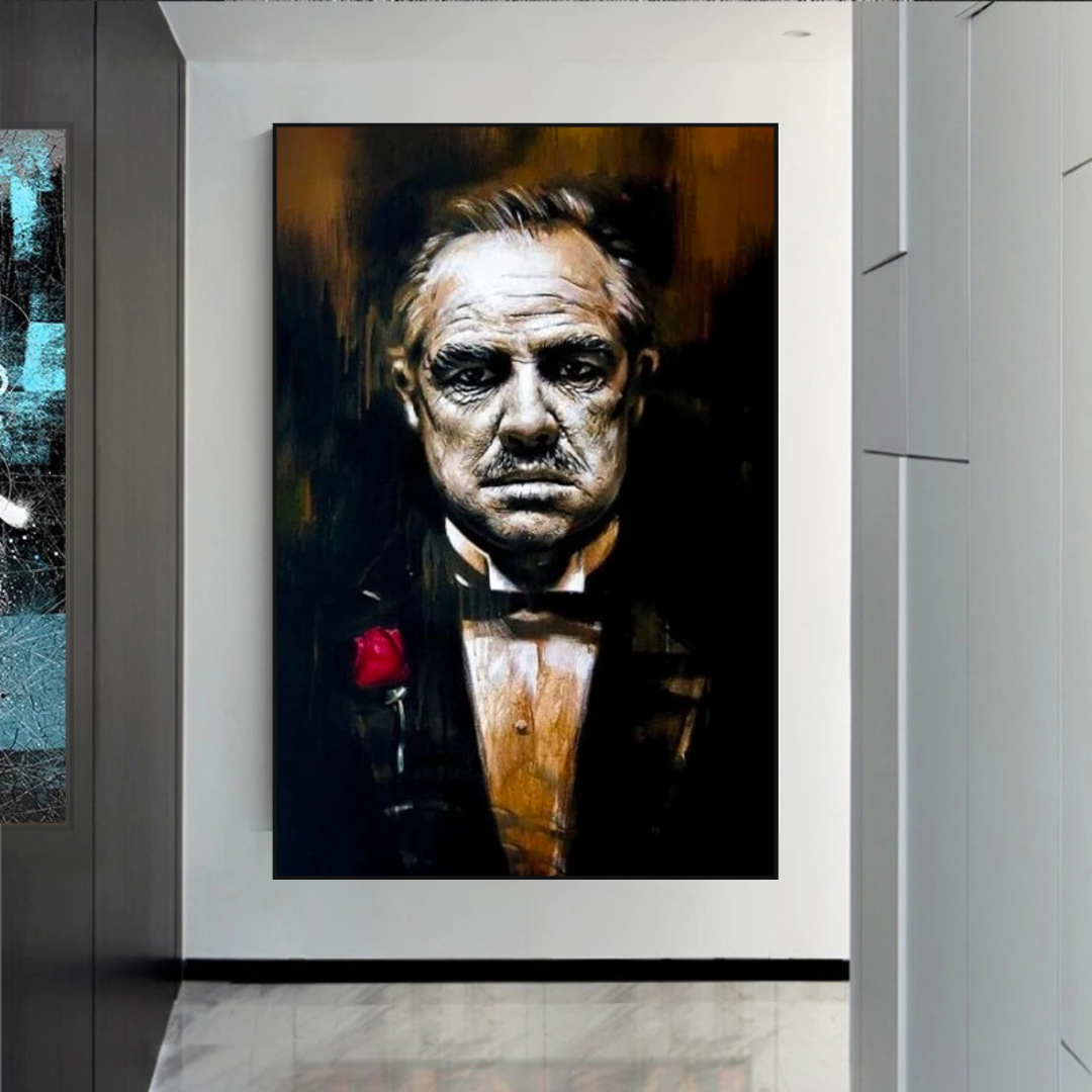 The Godfather Canvas Wall Art - Iconic Movie-ChandeliersDecor