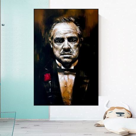 The Godfather Canvas Wall Art - Iconic Movie-ChandeliersDecor