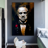 The Godfather Canvas Wall Art - Iconic Movie-ChandeliersDecor