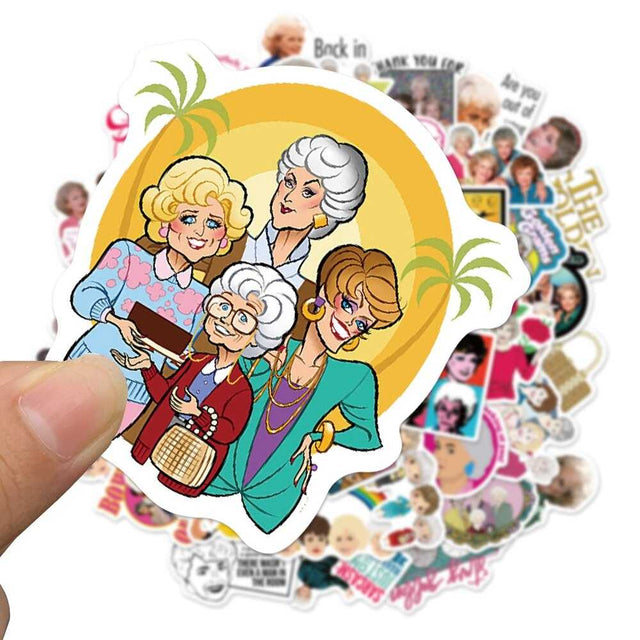 The Golden Girls Stickers Pack - Find Joyful Nostalgia!-ChandeliersDecor