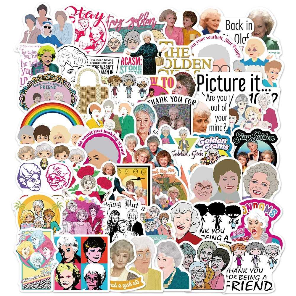 The Golden Girls Stickers Pack - Find Joyful Nostalgia!-ChandeliersDecor