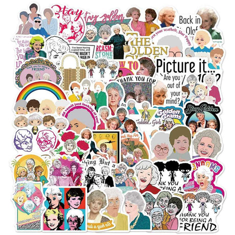 The Golden Girls Stickers Pack - Find Joyful Nostalgia!-ChandeliersDecor