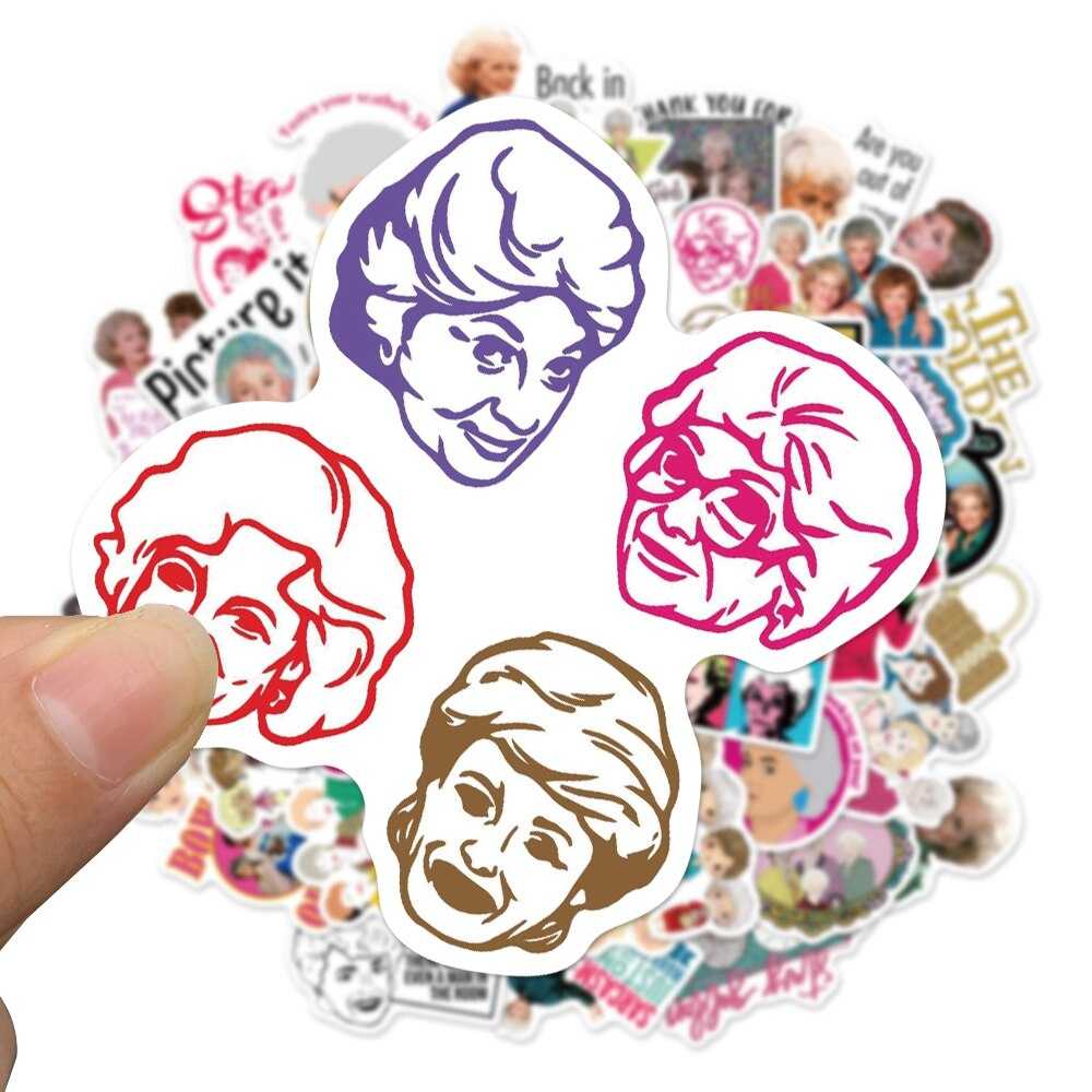 The Golden Girls Stickers Pack - Find Joyful Nostalgia!-ChandeliersDecor