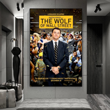 The Wolf of Wall Street Leonardo Dicaprio Canvas Wall Art-ChandeliersDecor