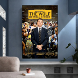 The Wolf of Wall Street Leonardo Dicaprio Canvas Wall Art-ChandeliersDecor