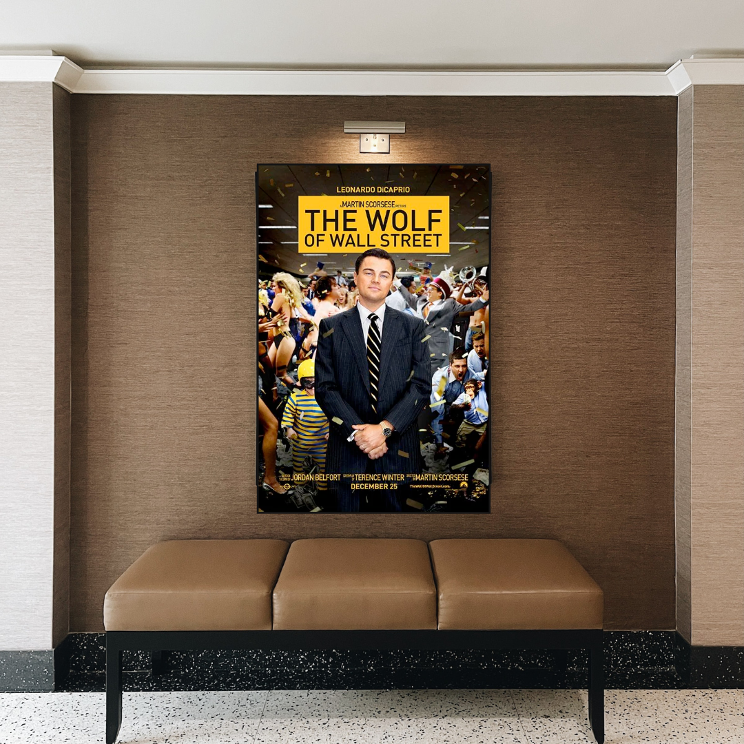 The Wolf of Wall Street Leonardo Dicaprio Canvas Wall Art-ChandeliersDecor