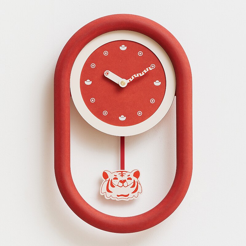 Tiger New Year Wall Clock