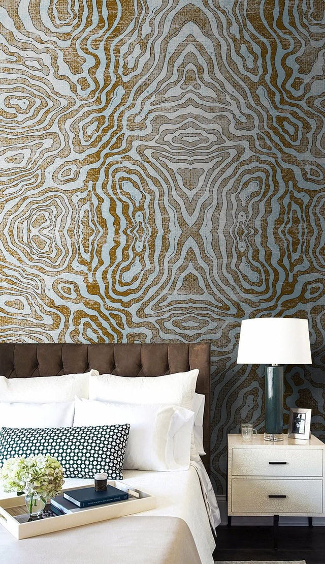 Tiger Skin Abstract Wallpaper Mural-ChandeliersDecor.com