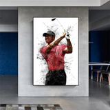 Tiger Woods Canvas Wall Art ‚Äì Inspiring Sports Memorabilia-ChandeliersDecor