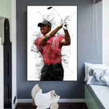 Tiger Woods Canvas Wall Art ‚Äì Inspiring Sports Memorabilia-ChandeliersDecor