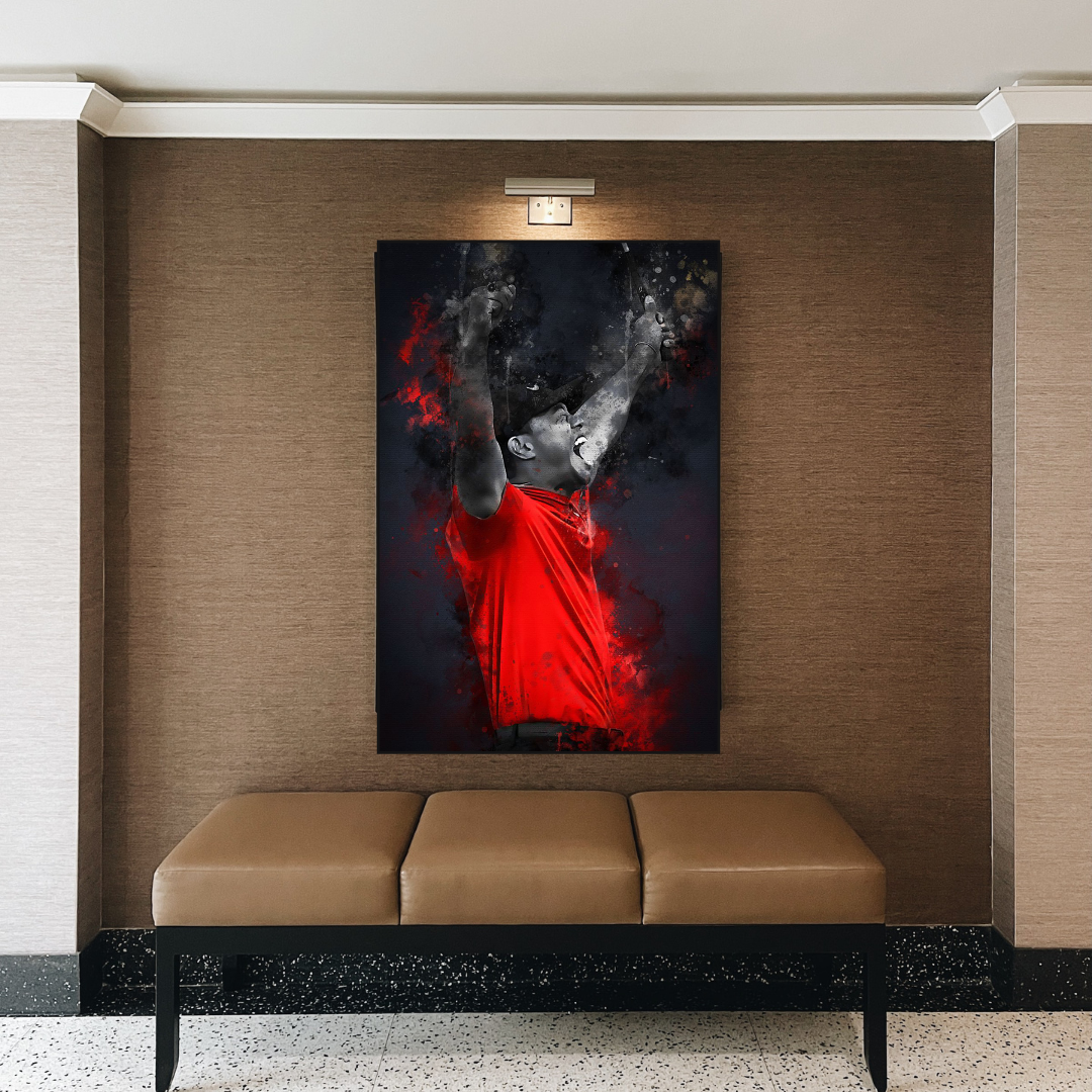 Tiger Woods Canvas Wall Art: Captivating Masterpiece-ChandeliersDecor