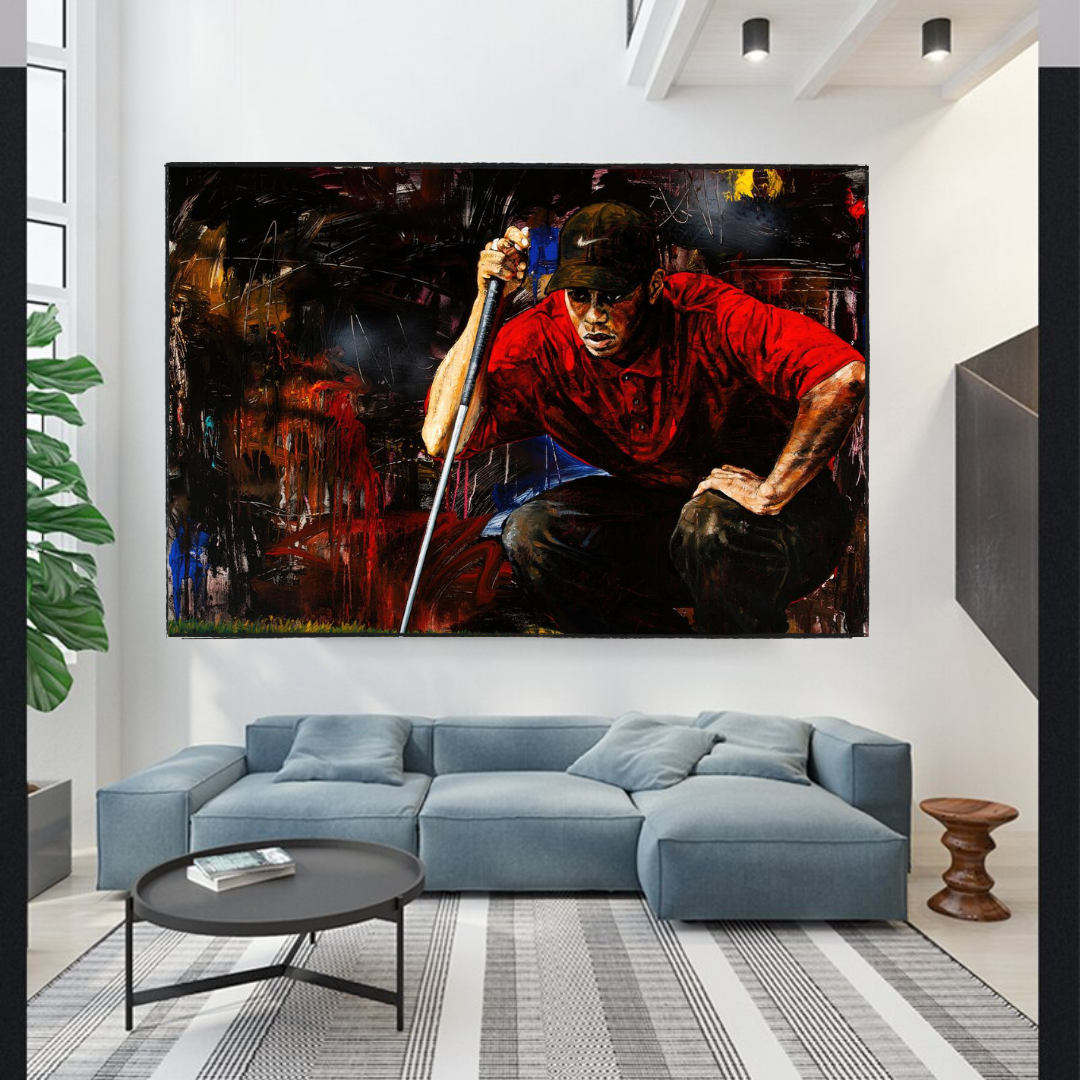 Tiger Woods Canvas Wall Art Express Your Love for Golf