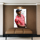 Tiger Woods Canvas Wall Art: Immersive Sports Decor-ChandeliersDecor