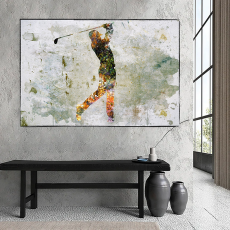 Tiger Woods Canvas Wall Art: Uniquely Captivating D√©cor-ChandeliersDecor