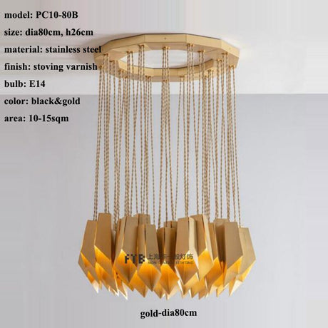 Tigermoth Fold Lighting: - Exquisite Collection-ChandeliersDecor