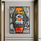 Time is Money Canvas Wall Art: Stunning Hublot