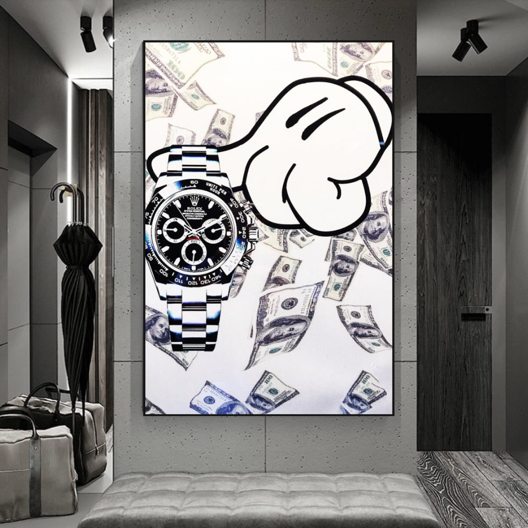 Time is Money Poster - Make Every Second Count-ChandeliersDecor