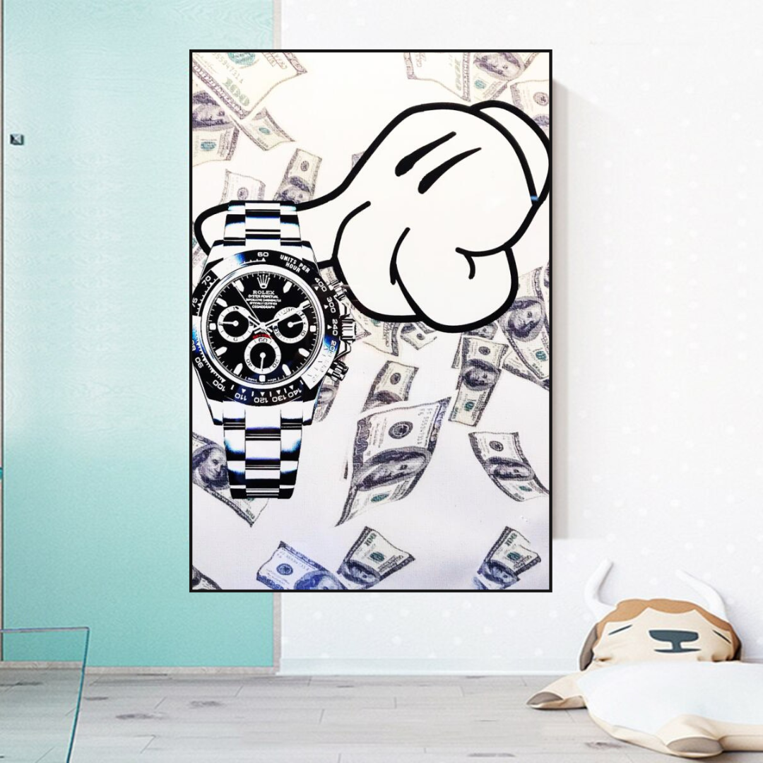 Time is Money Poster - Make Every Second Count-ChandeliersDecor