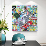 Tom and Jerry Canvas Art - Shop Now at Its Shopping Time-ChandeliersDecor