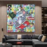 Tom and Jerry Canvas Art - Shop Now at Its Shopping Time-ChandeliersDecor