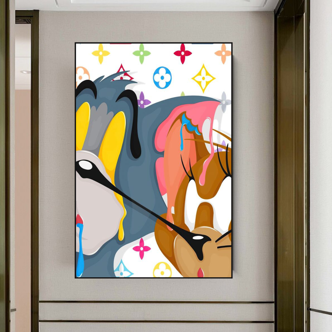 Tom and Jerry Wall Art Decor-ChandeliersDecor