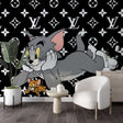 Tom & Jerry Cartoon Kids Wallpaper Mural – Wall Decor-ChandeliersDecor.com