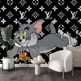Tom & Jerry Cartoon Kids Wallpaper Mural – Wall Decor-ChandeliersDecor.com