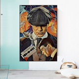 Tommy Shelby Peaky Blinders Drama Canvas Wall Art-ChandeliersDecor