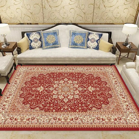 Traditional Persian Off Red Union Luxury Rug-ChandeliersDecor