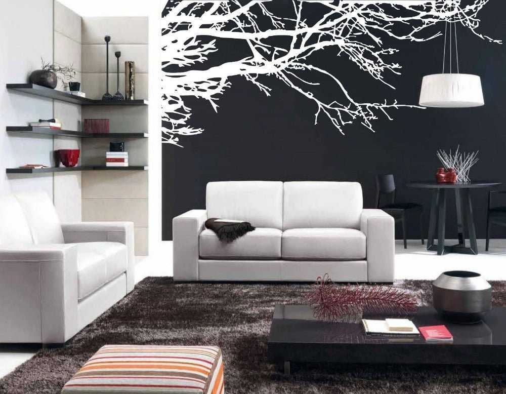 Tree Branch Wall Decal Chinese Style landscape Wall Sticker