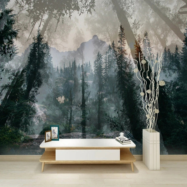 Tree Sunlight Wallpaper: Transform with mesmerizing scenery-ChandeliersDecor