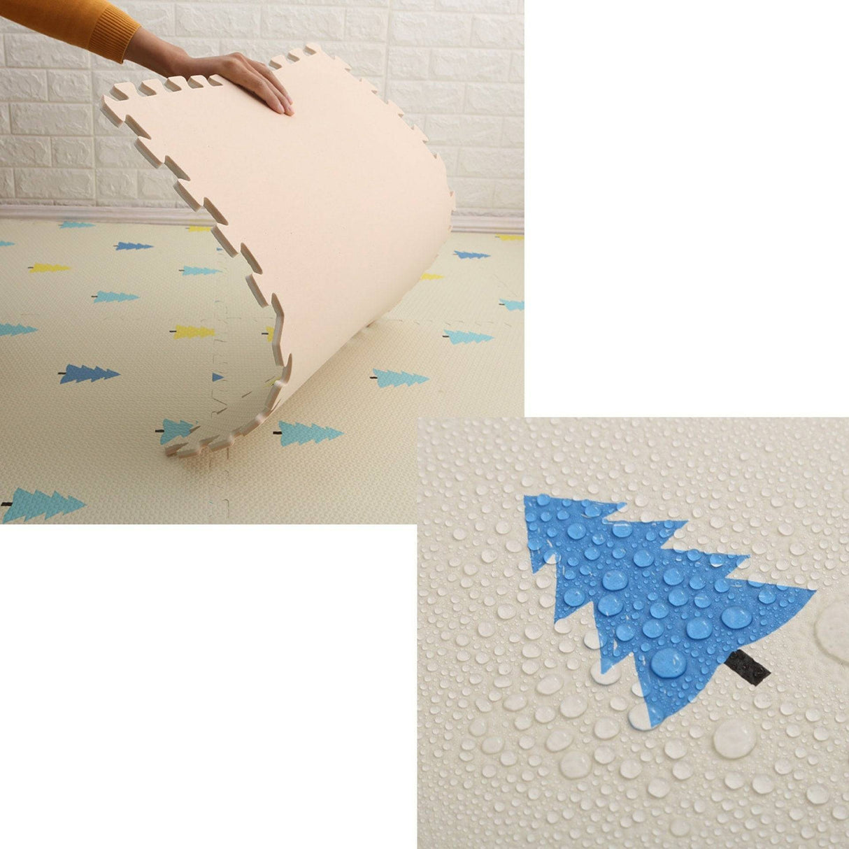 Tree Theme: Baby Play Mat Tiles for Adventurous Infants-ChandeliersDecor