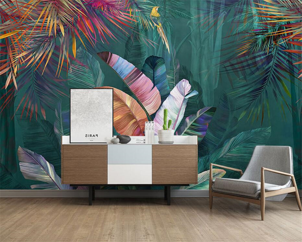 Tropical Jungle Wallpaper Mural – Transform your Space-ChandeliersDecor