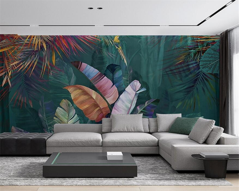 Tropical Jungle Wallpaper Mural – Transform your Space-ChandeliersDecor